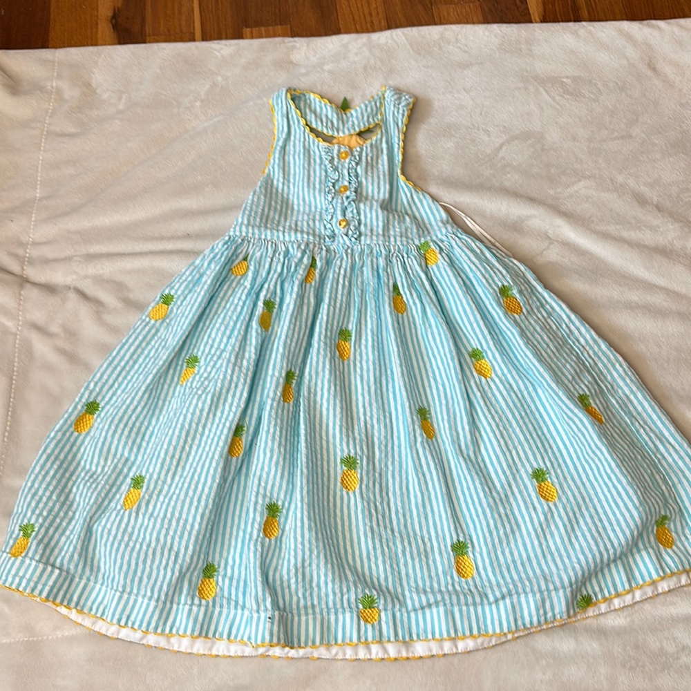 Cotton kids size 3t pineapple sundress